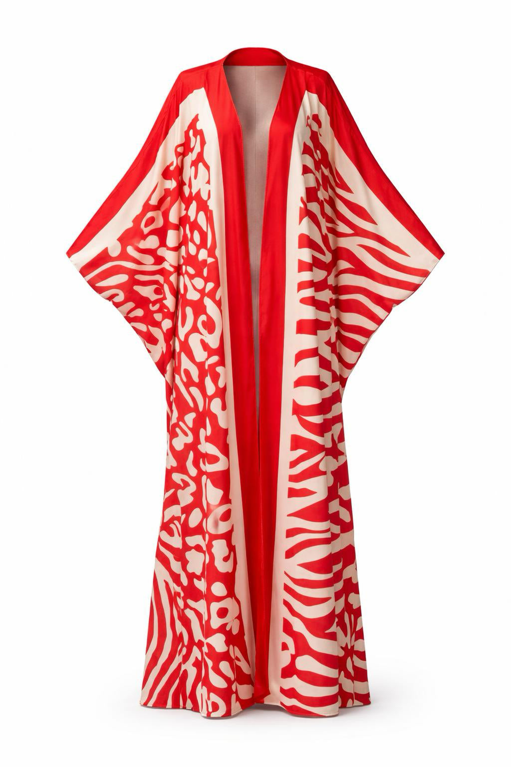 Yara Floral Silk Abaya