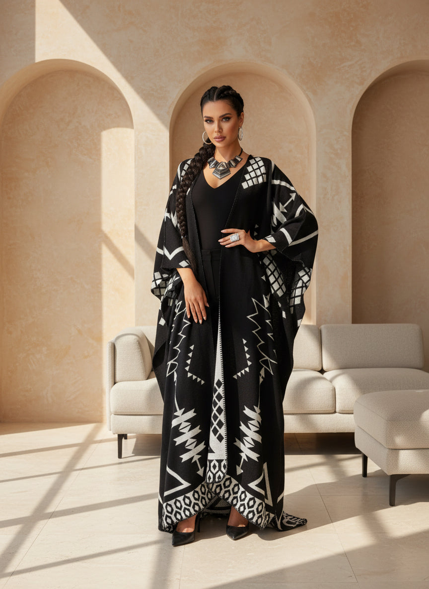 Maha Wool Abaya - Winter Essential