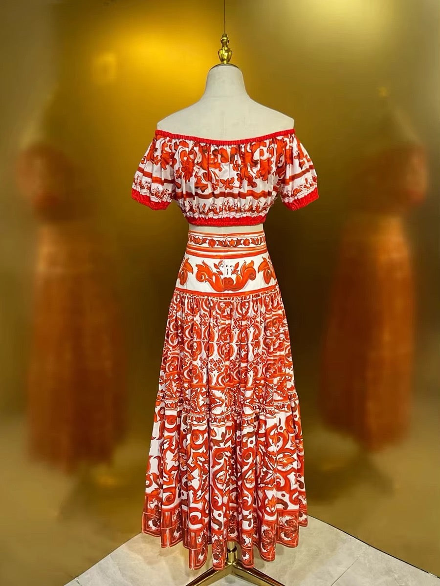 Sunset Riviera Two-Piece Set
