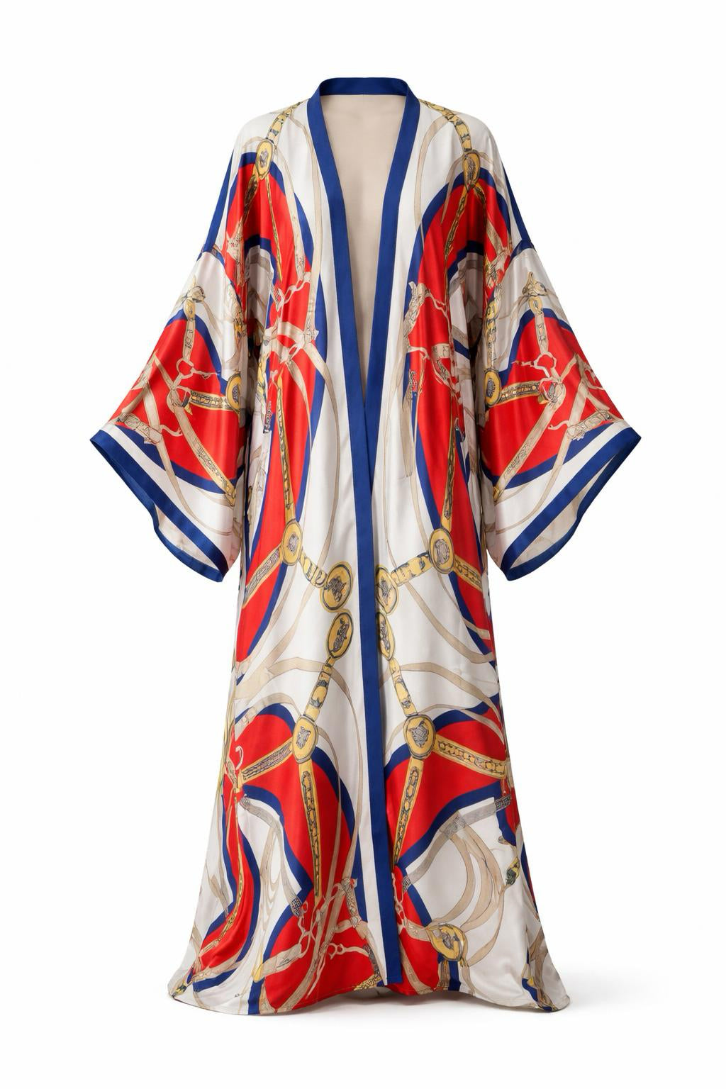 Yasmin Floral Silk Abaya