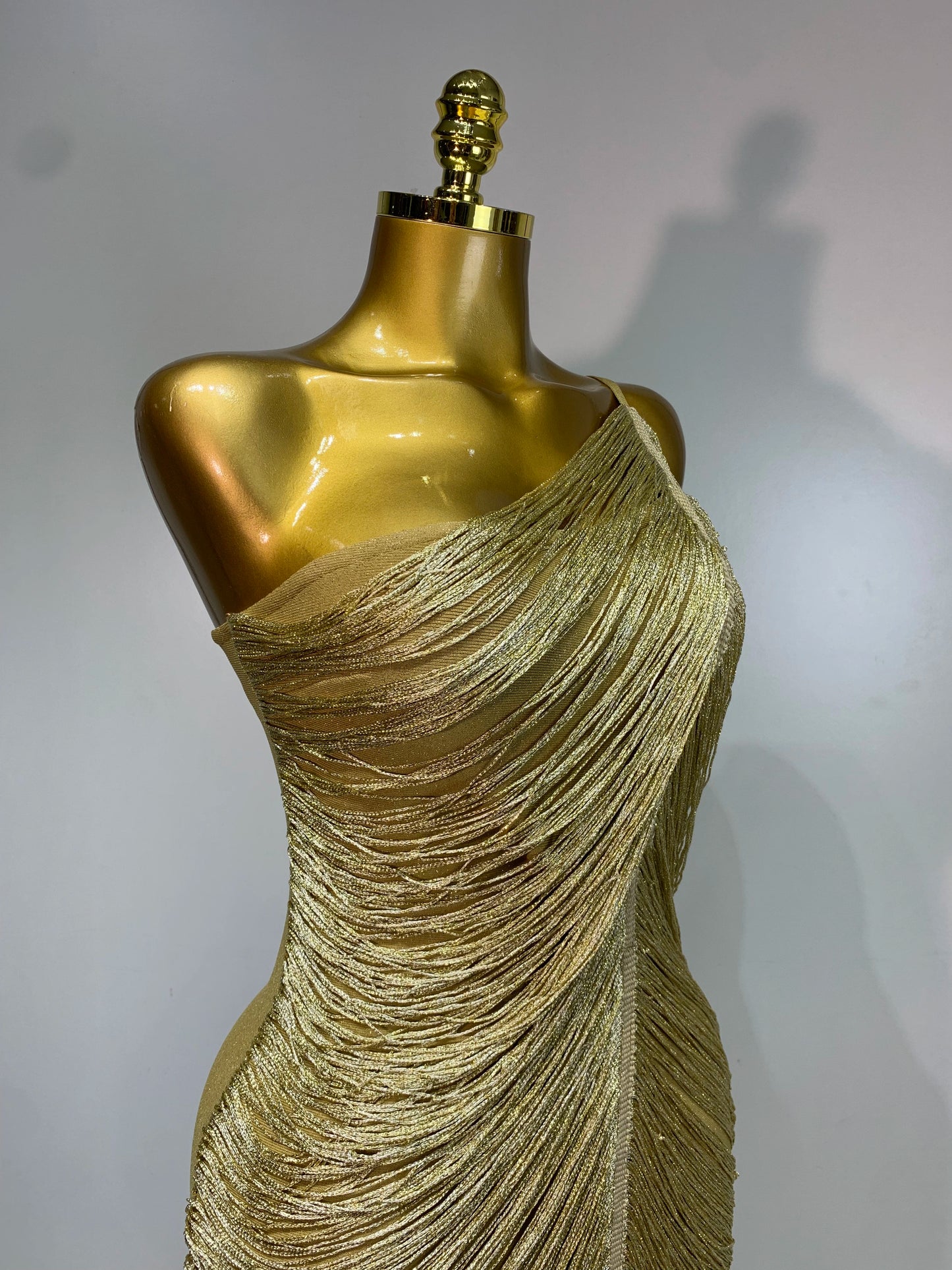 Golden Mirage Bandage Dress