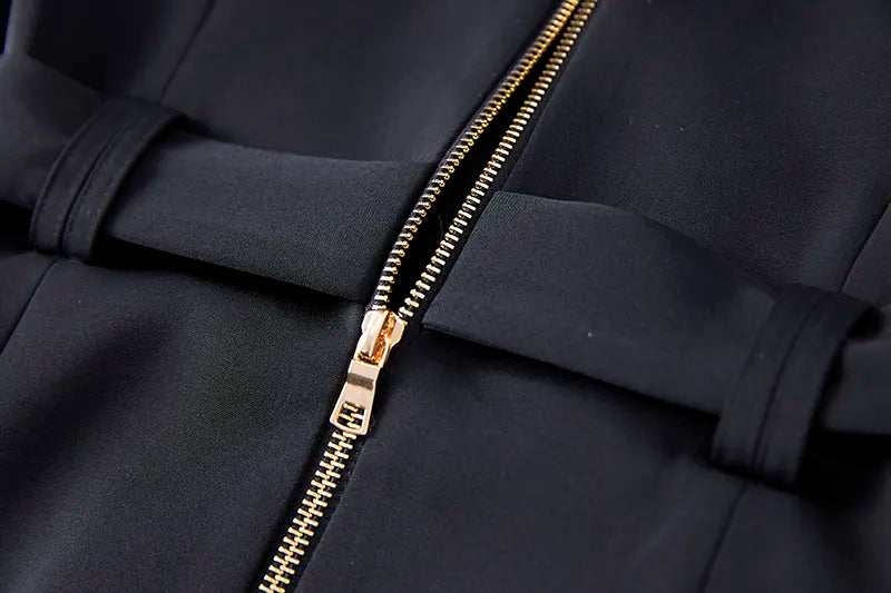 Vestido estilo americana Jolie en negro