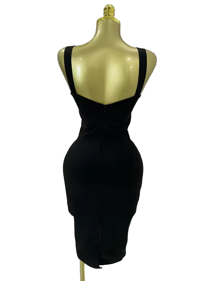 Camisole Lace Backless Evening Party Dress – Original Design