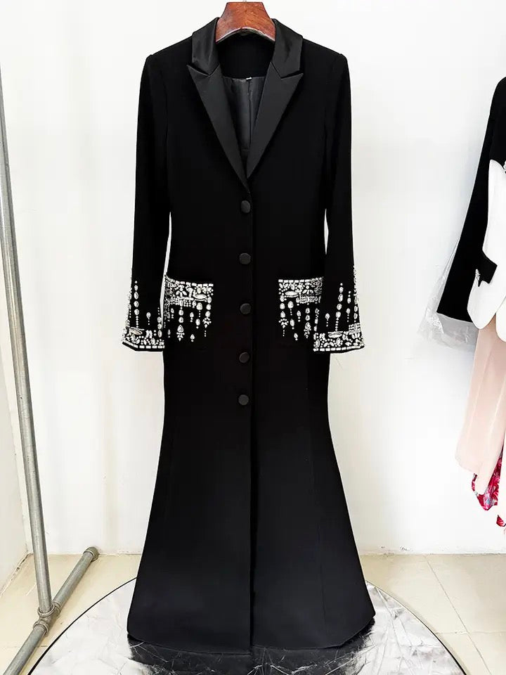 Dina Long Evening Blazer Dress