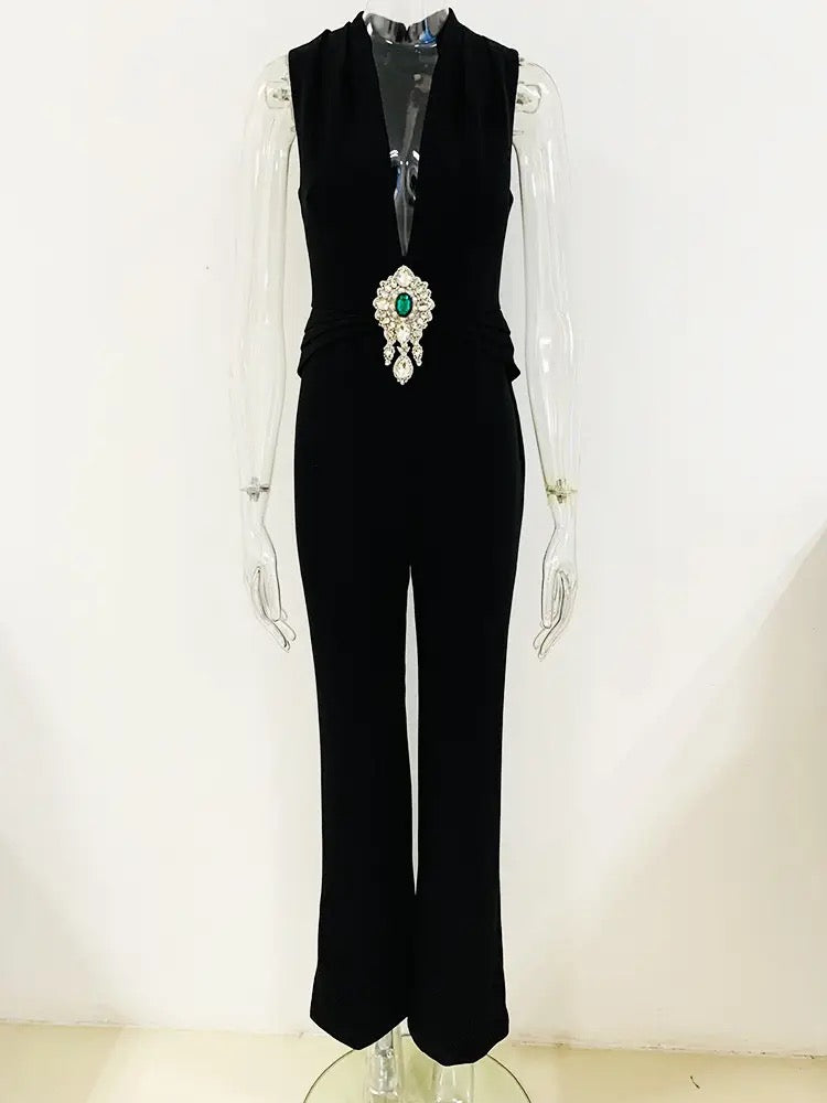 Gloria Black Jumpsuit