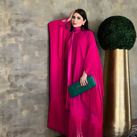 Joy Kaftan in Fuchsia