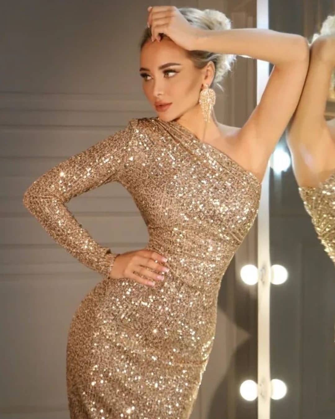 Carla Sequin Dress