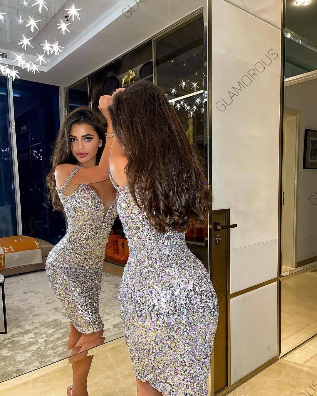 Alora Sequin Dress