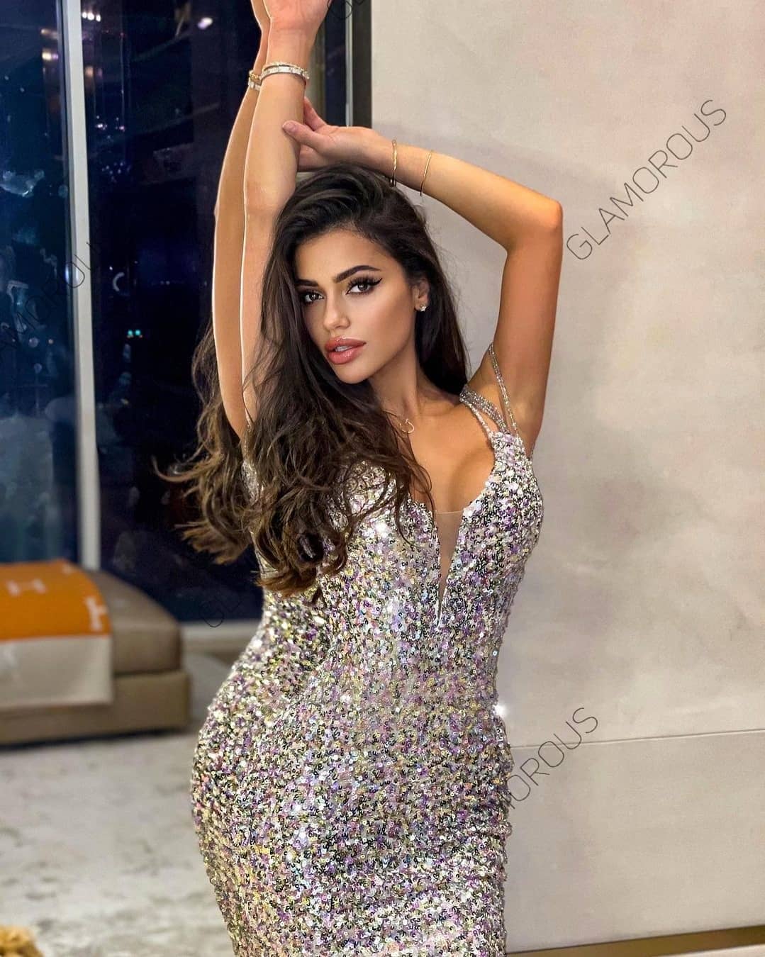 Alora Sequin Dress