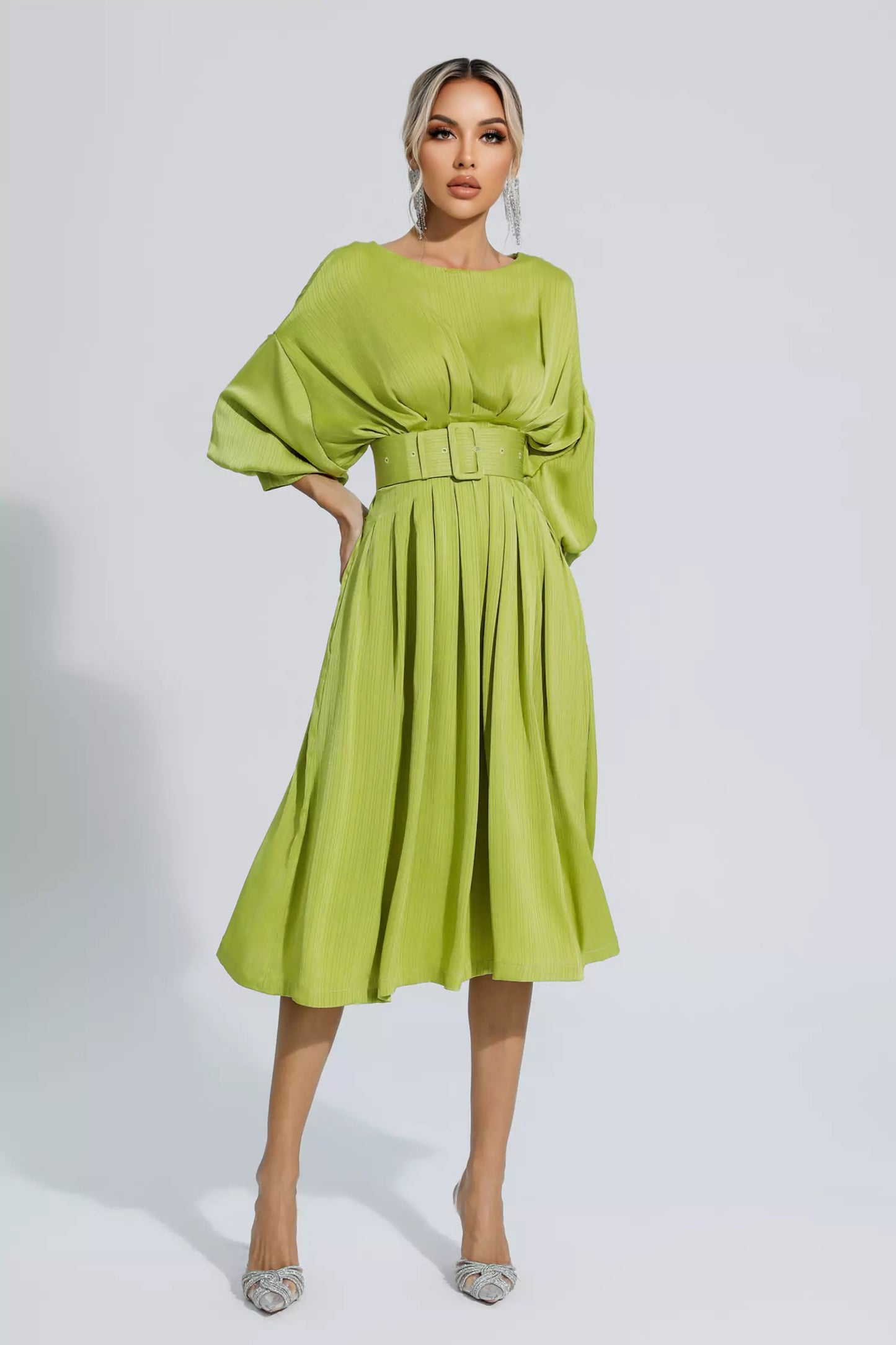 Yara Lime Green Dress