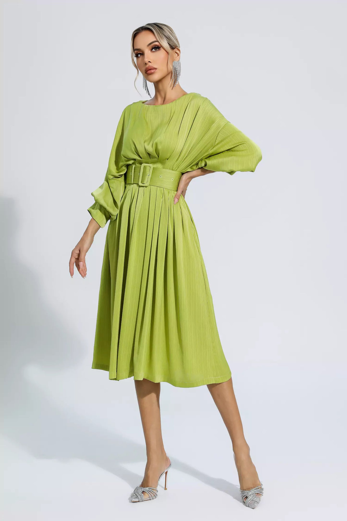 Yara Lime Green Dress