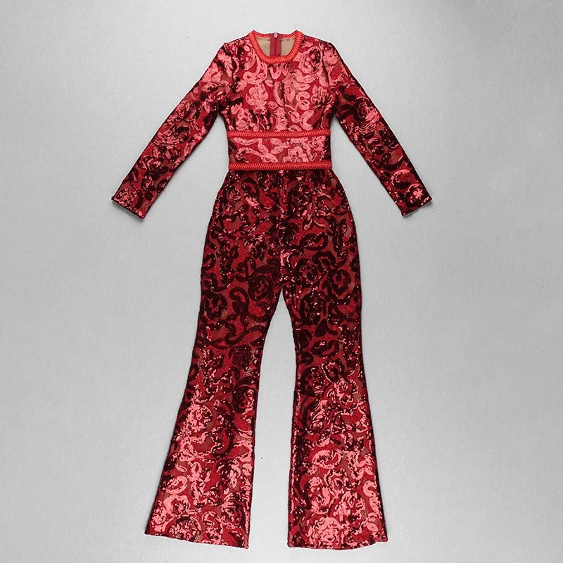 Rebecca Sequin Jumpsuit