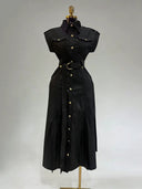 Midnight Command Midi Dress