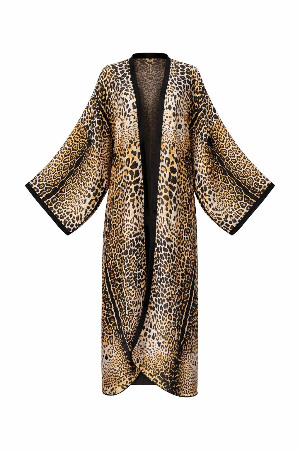 Asia Printed Silk Abaya