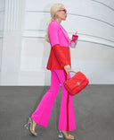 Conjunto dos piezas Vera rosa