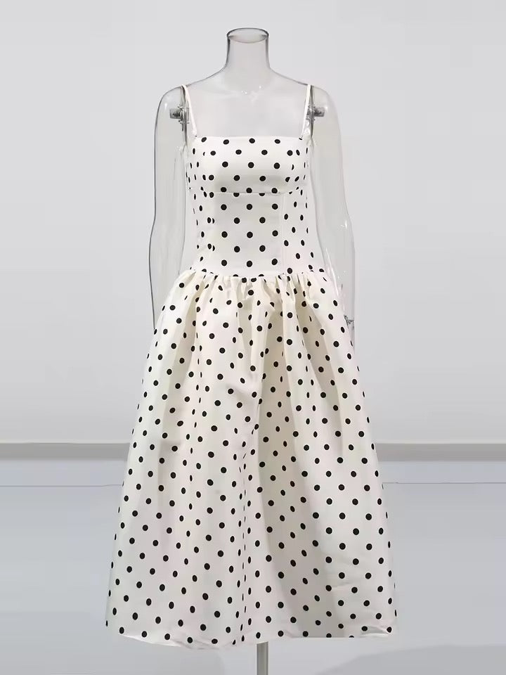 Polka Dot Midi Dress
