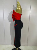 Rosé Bloom Bandage Dress