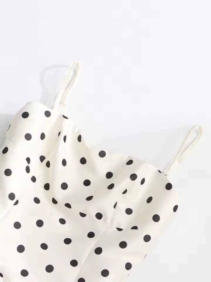 Polka Dot Midi Dress