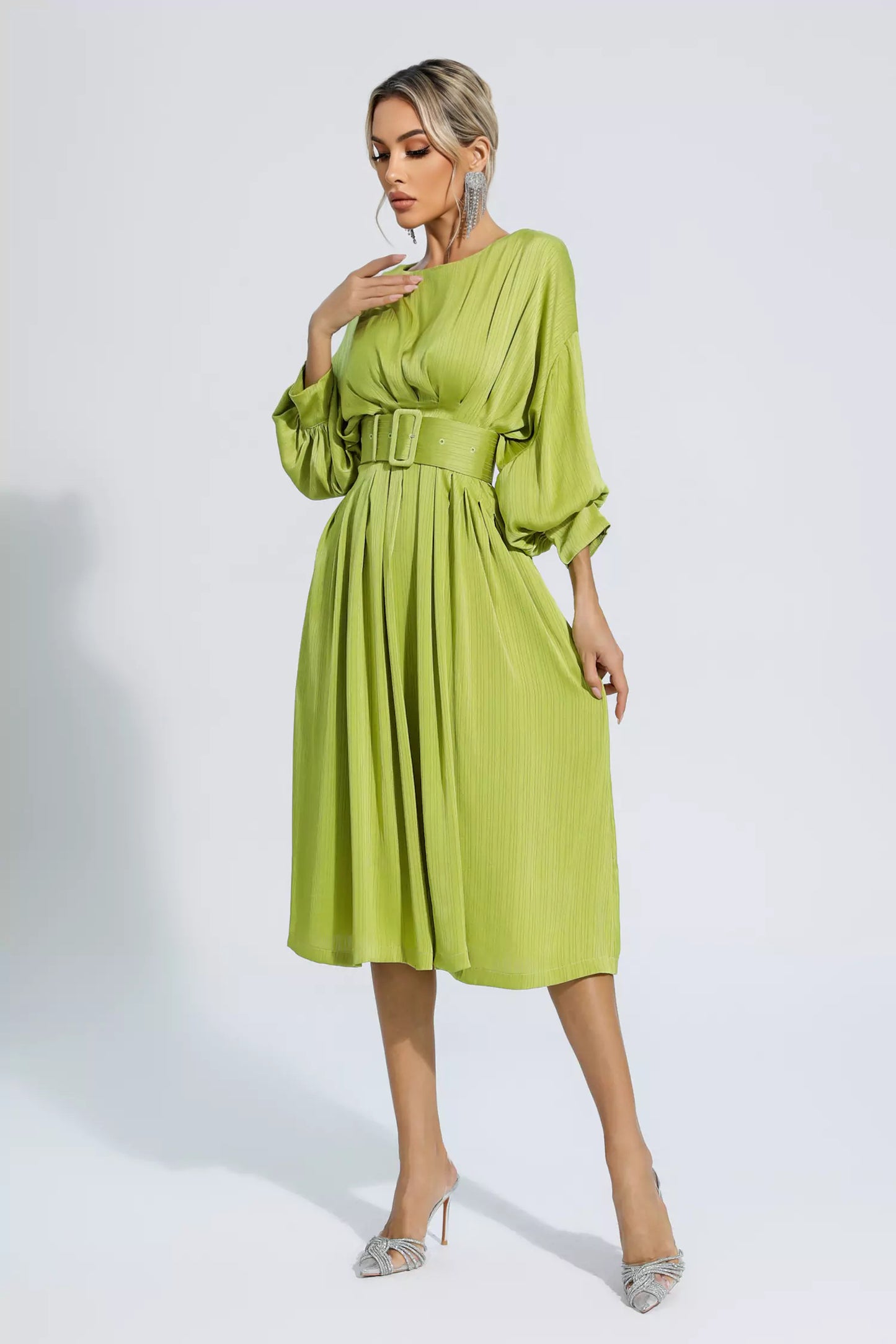 Yara Lime Green Dress