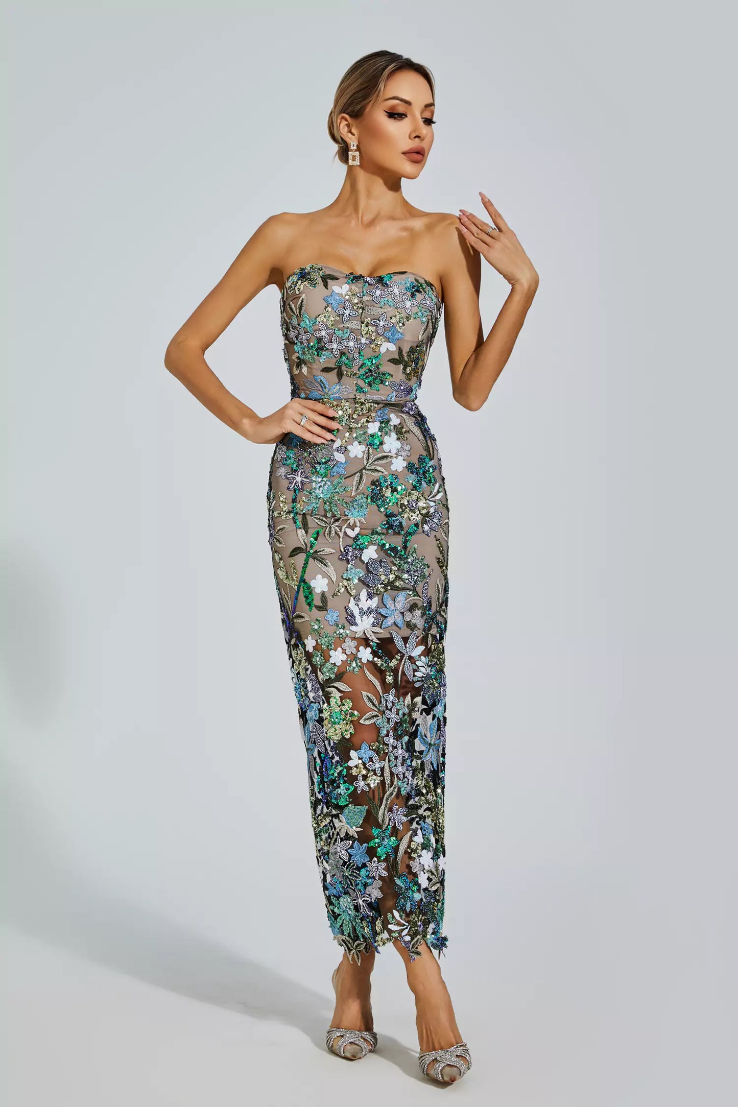 Micha Midi Sequin Dress