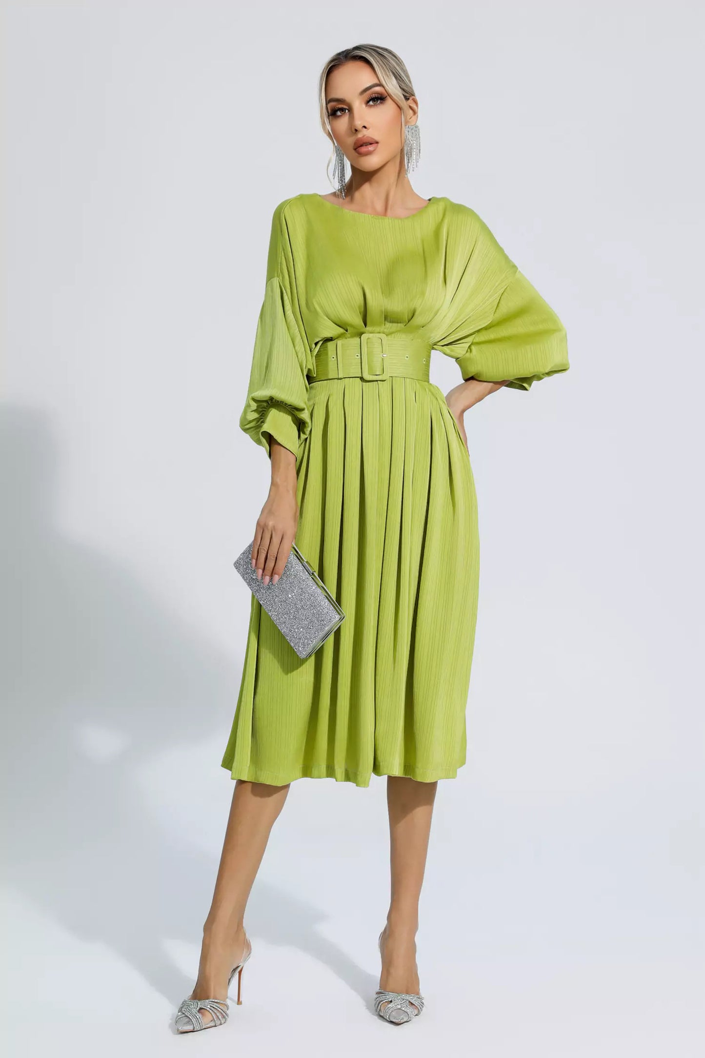 Yara Lime Green Dress