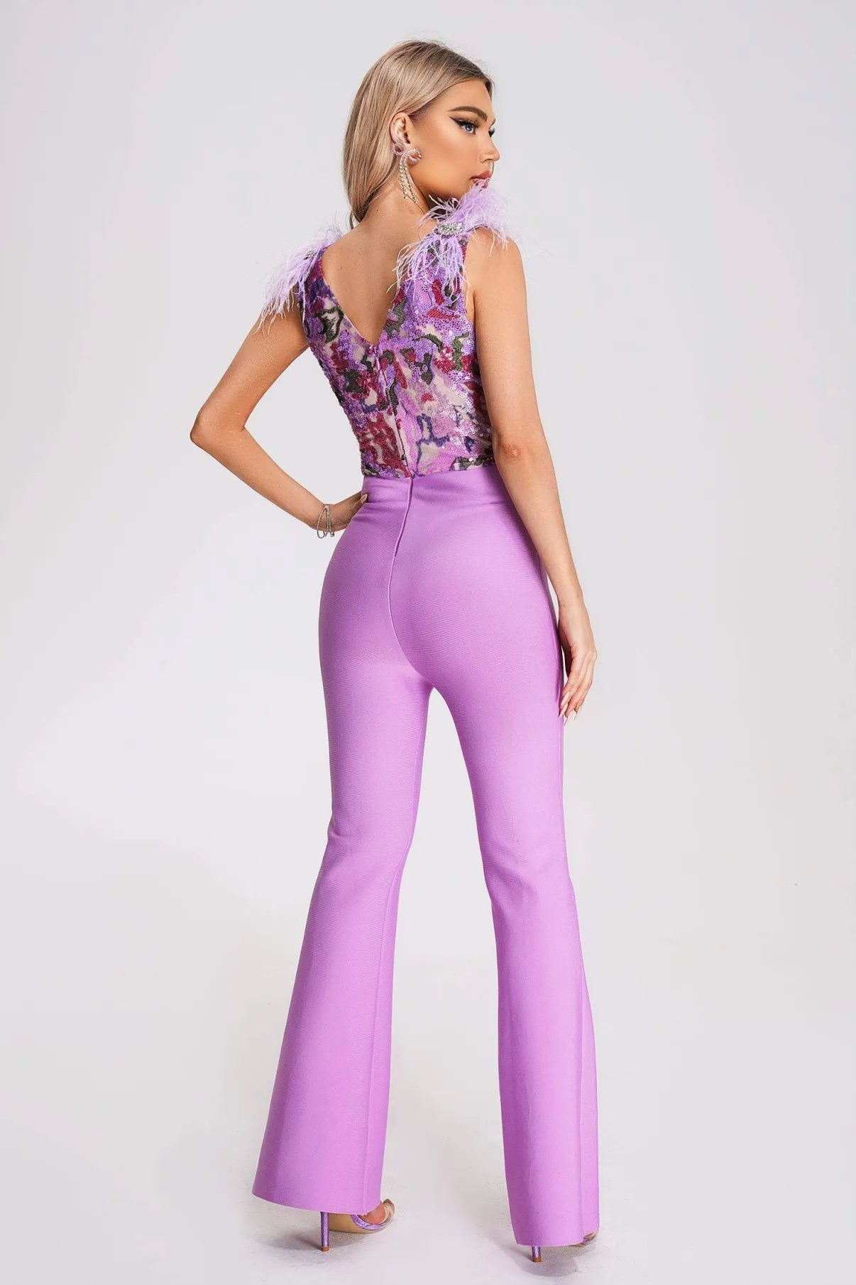 Raya Sequin/Bandage Jumpsuit