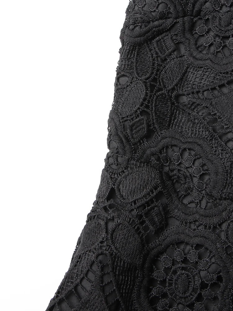 Sia Patchwork Lace Dress