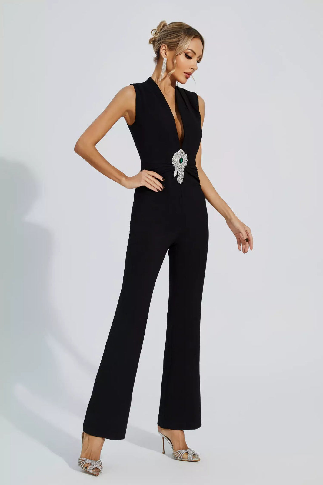 Gloria Black Jumpsuit