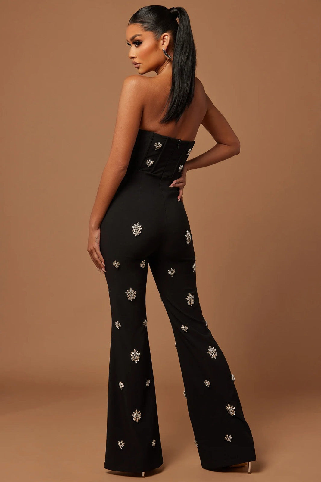 Emblished Evening Jumpsuit