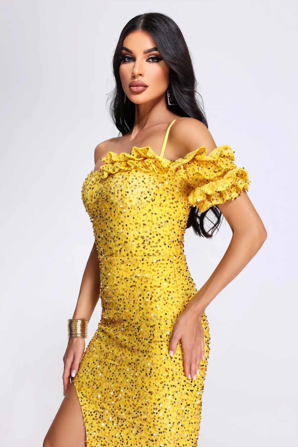 Yara Evening Sequin Dress