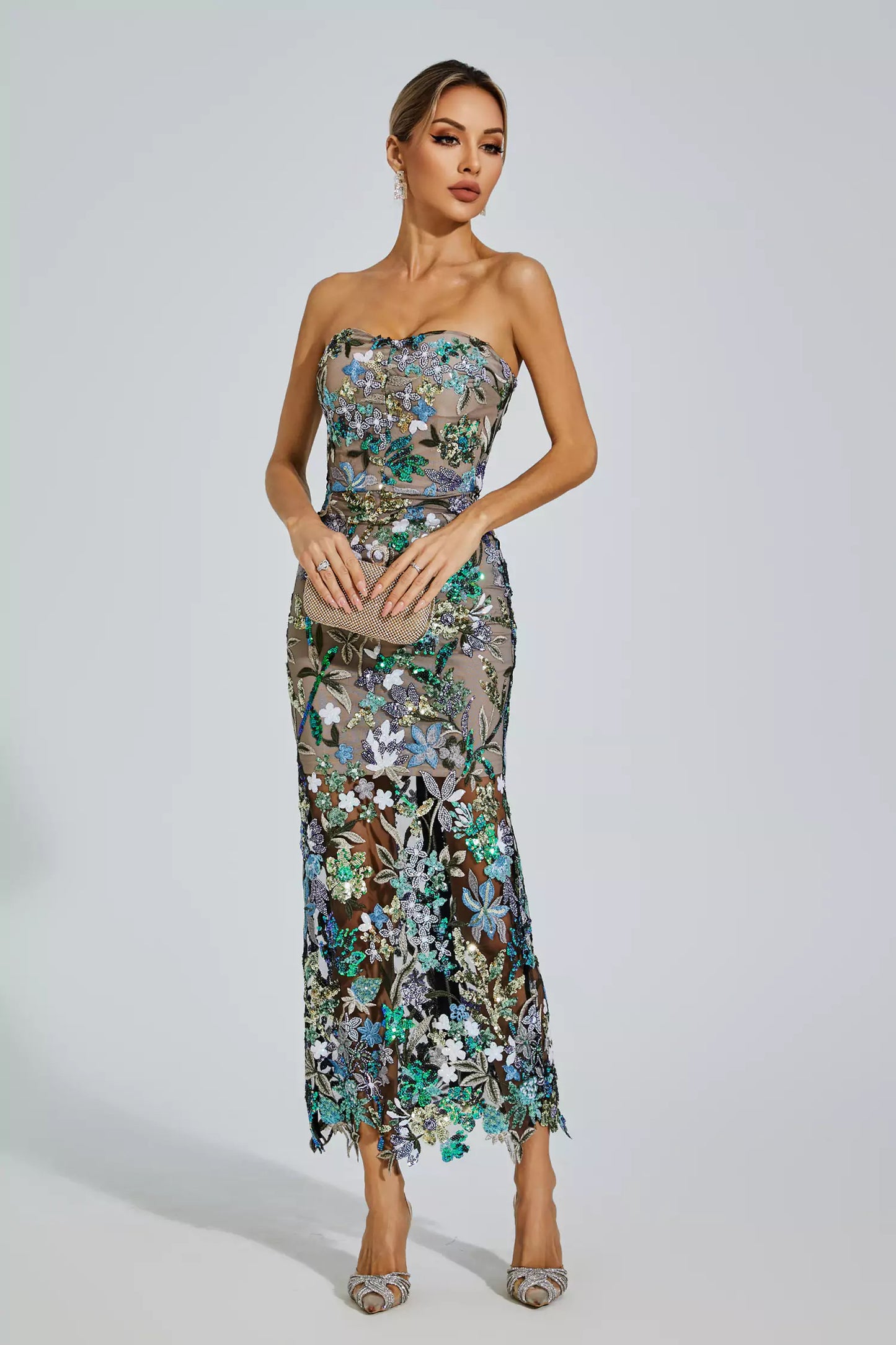 Micha Midi Sequin Dress