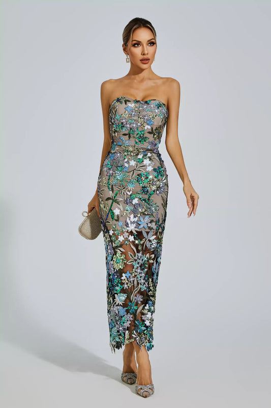 Micha Midi Sequin Dress