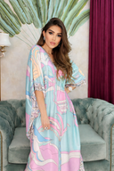 Vestido de Seda en Rosa Pastel