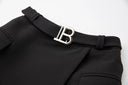 Conjunto de Falda Dos Piezas en Blanco y Negro