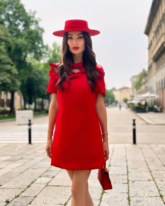 Valeri Red Mini Dress