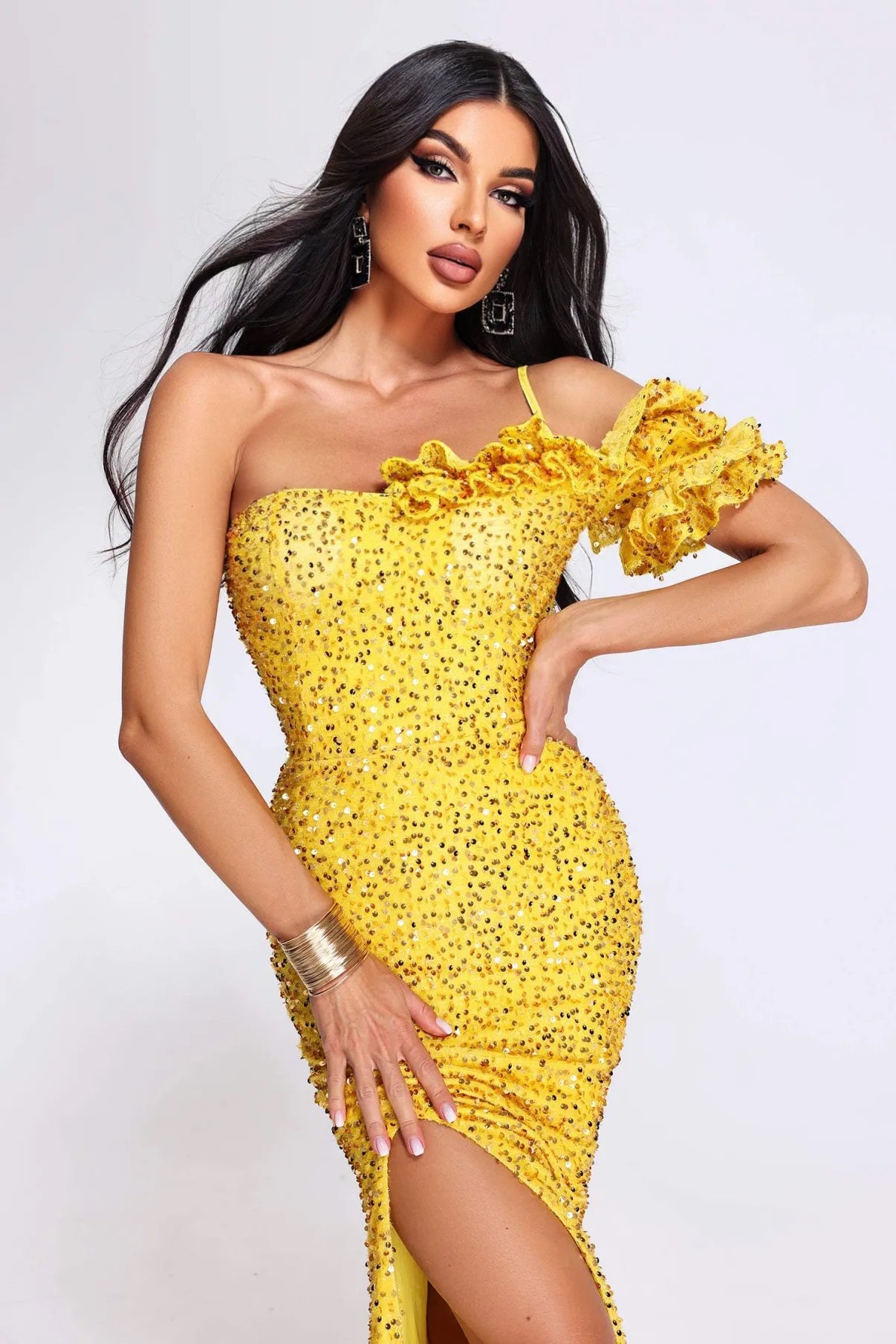 Yara Evening Sequin Dress