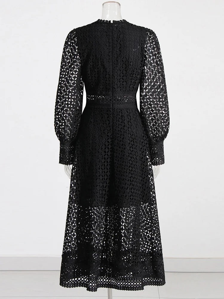 Kloé Patchwork Lace Dress