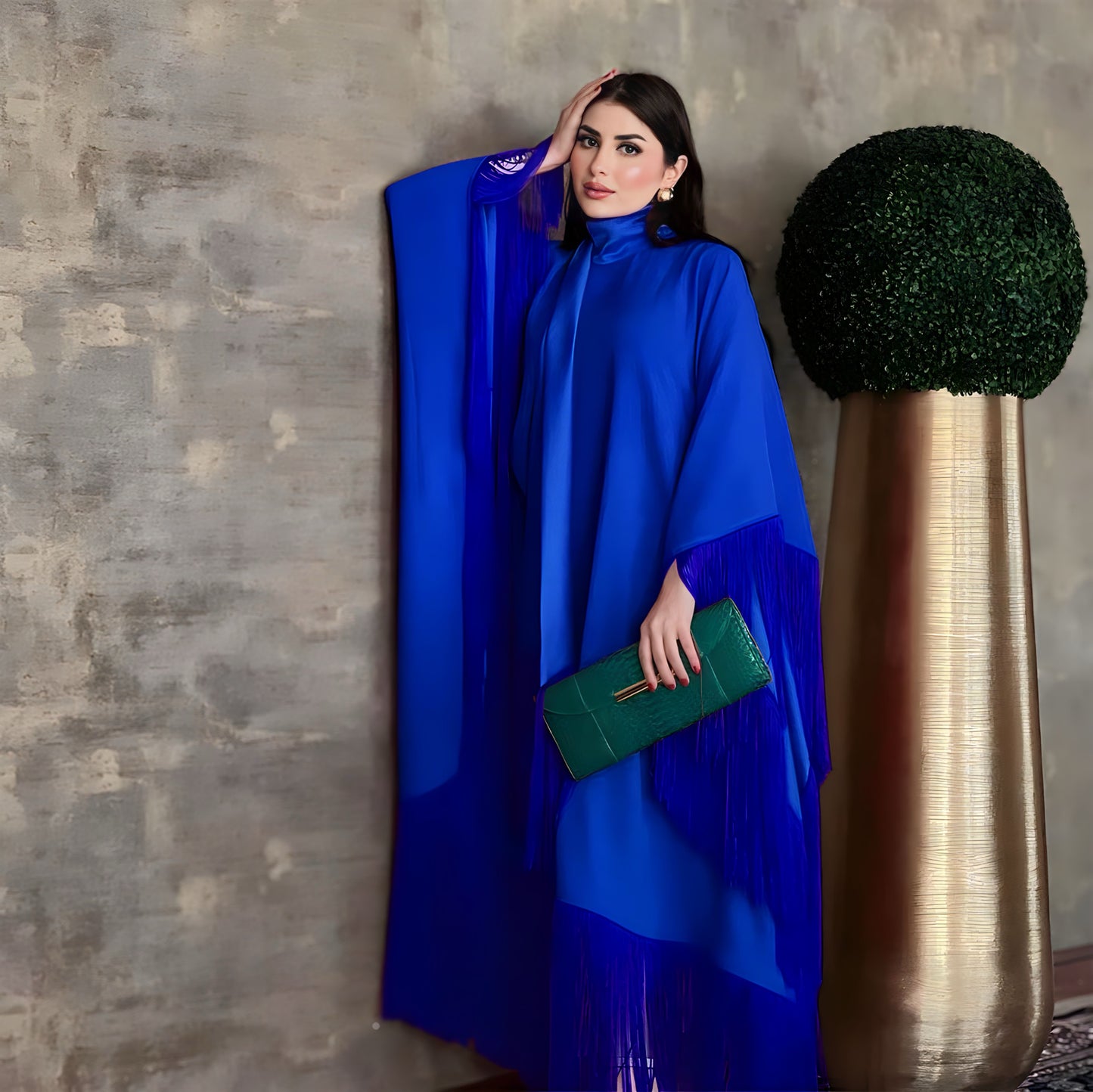 Joy Kaftan in Royal Blue