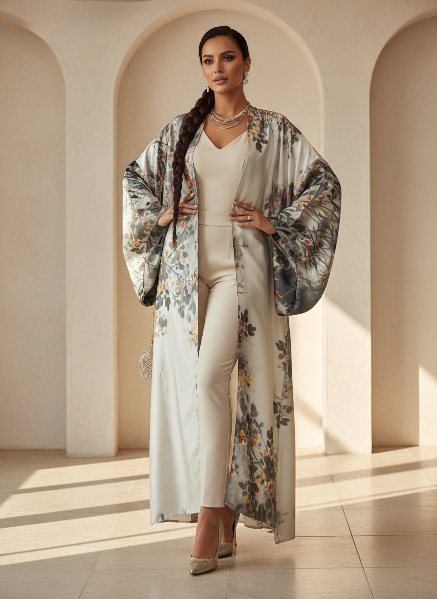 Layali Silk Abaya