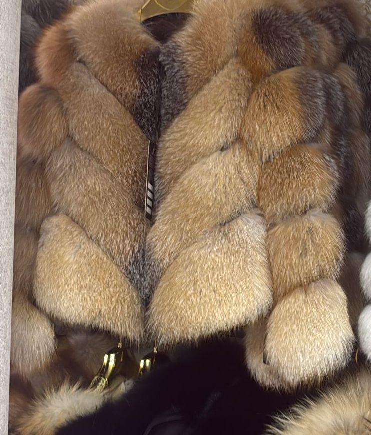 Luxury Multitone Fox Fur Jacket