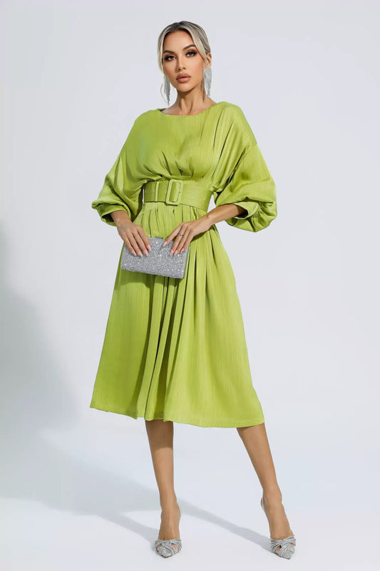 Yara Lime Green Dress