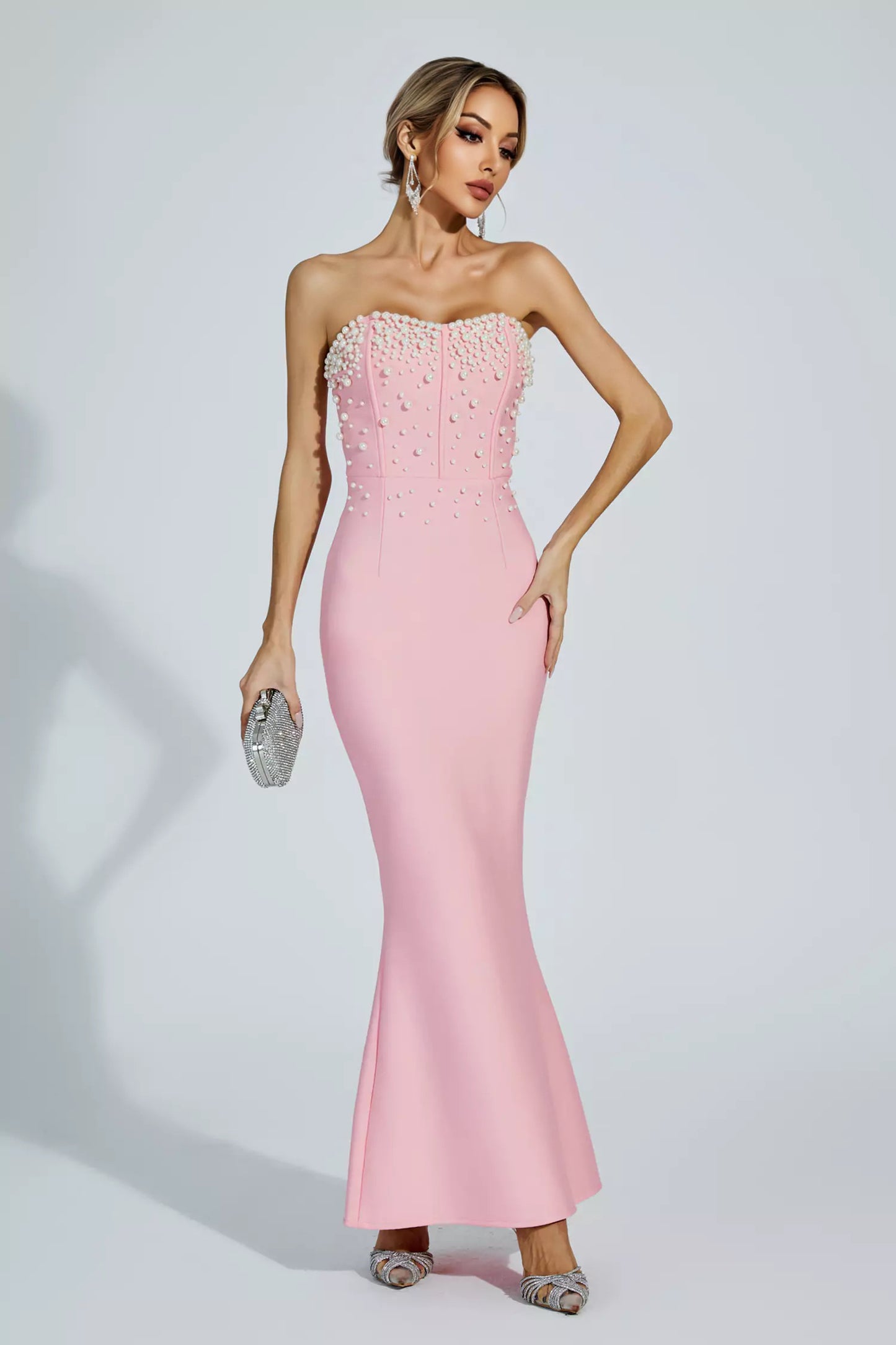 Laura Pink Bandage Dress