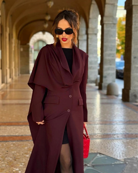 Reem Bordeaux Coat