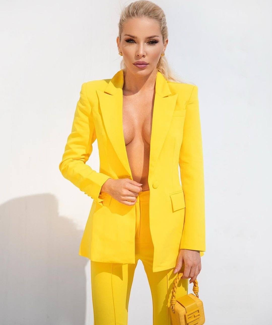 Joy Yellow Two Pieces Set