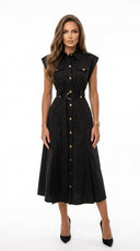 Midnight Command Midi Dress