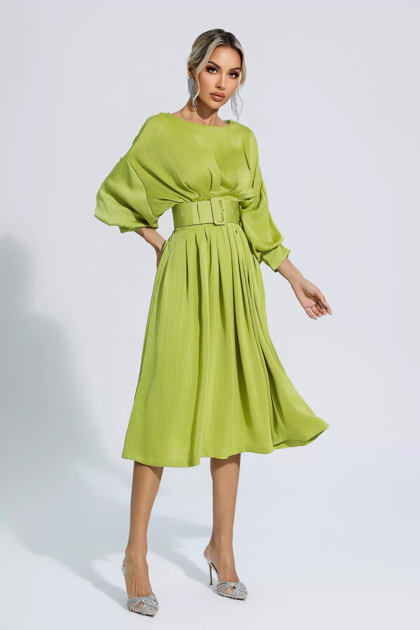 Yara Lime Green Dress