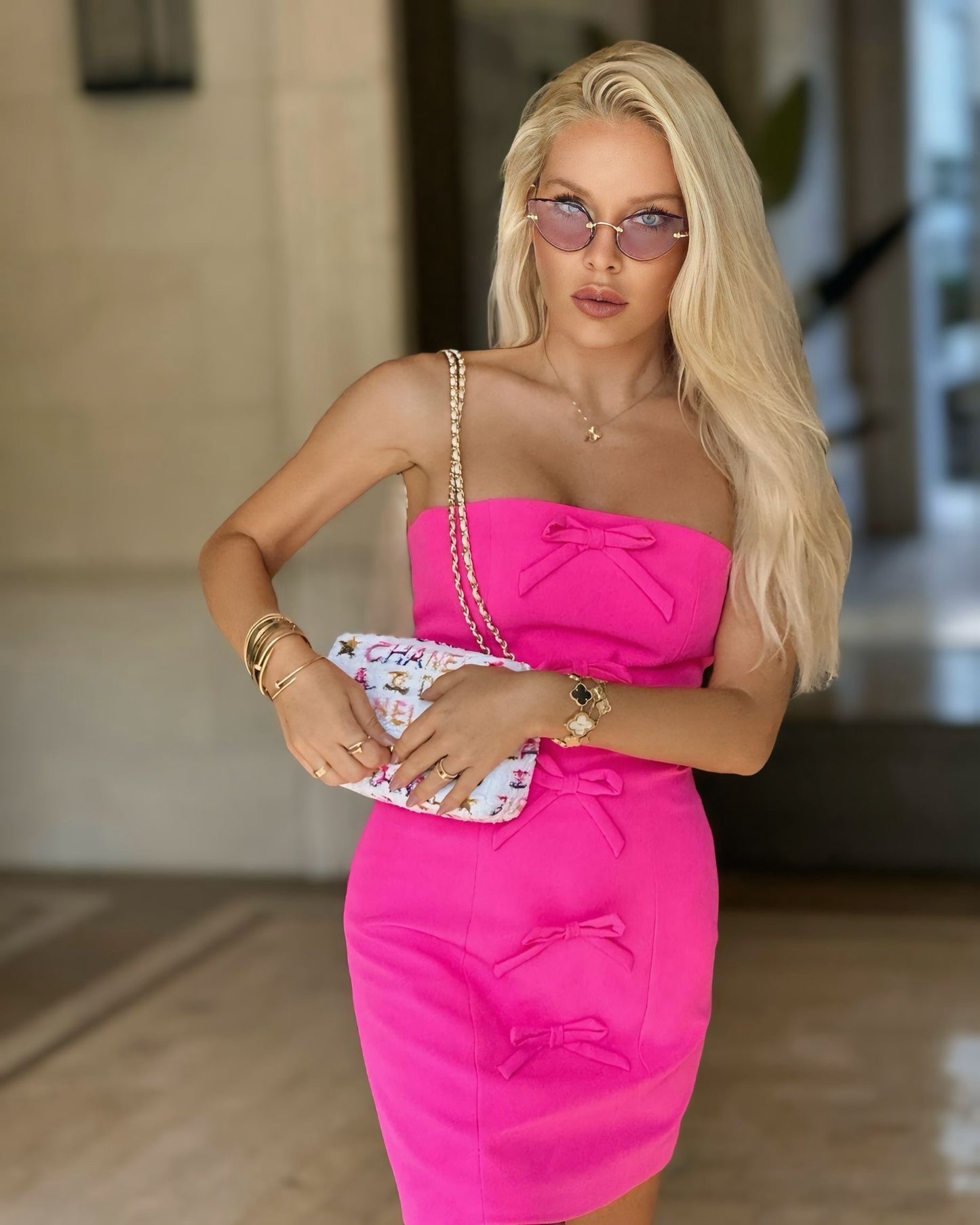 Clara Fuchsia Two Pieces Set