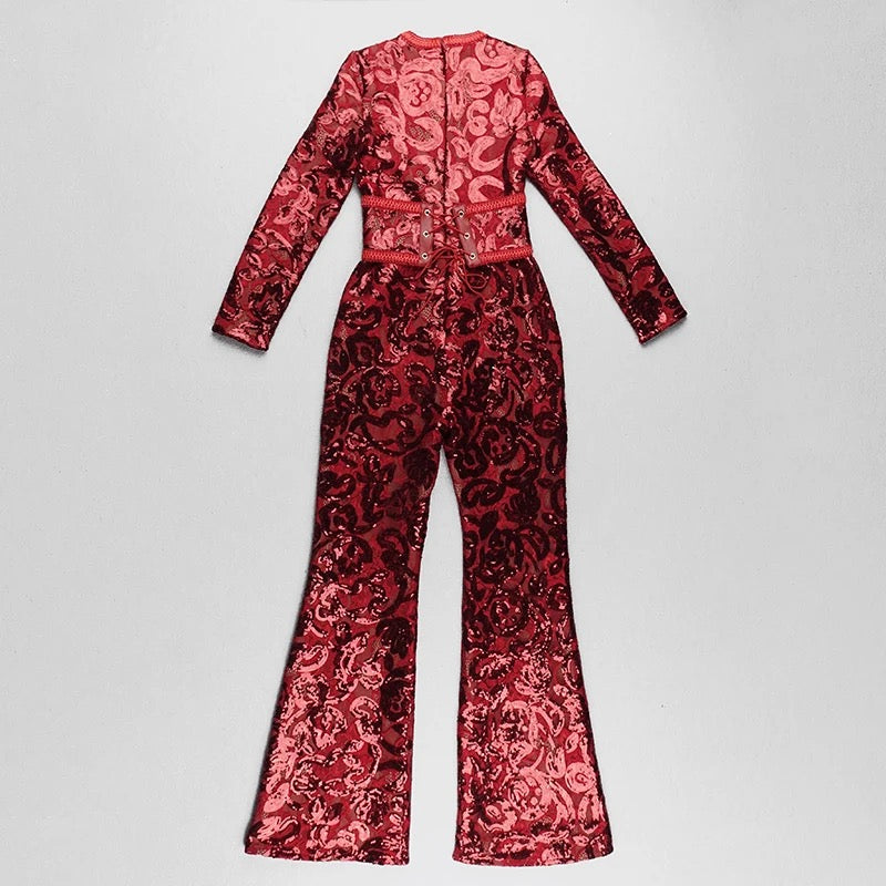 Rebecca Sequin Jumpsuit