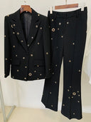 Zeina Black Two-Piece Set
