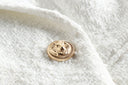 BLAZER CRUZADO DE TWEED BLANCO 